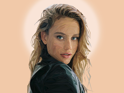 Low- Poly Vector Portrait adobeillustrator characterart design illustration illustrator low poly portrait vector vectorart vectorportrait