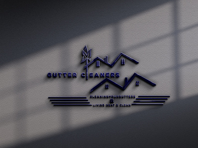 GUTTER CLEANERS art brand branding clean design designer digital art graphic design illustration logo logo design minimal model modern typography vector