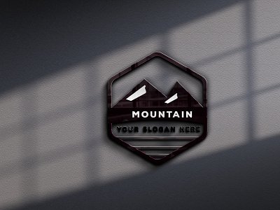 MOUNTAIN LOGO DESIGN art brand brand design branding design drawing graphic design illustration logo logo design typography vector