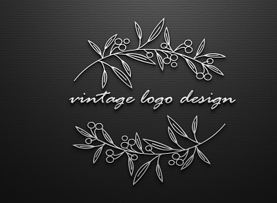 VINTAGE LOGO DESIGN branding design graphic design illustration logo typography vector