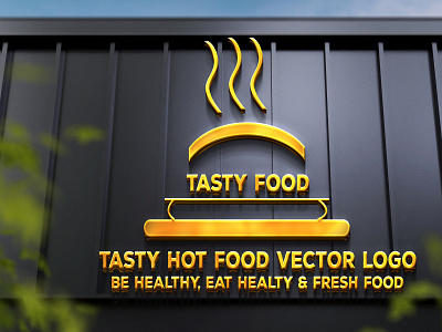 Tasty food logo design for you branding design food graphic design hot illustration logo logodesign logos restaurant tasty typography vector