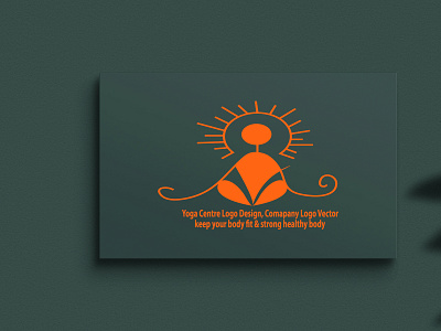 YOGA CENTRE LOGO DESIGN, COMPANY LOGOVECTOR brand brand identity branding company logo design digital art drawing graphic design illustration logo logo design typography vector vector design