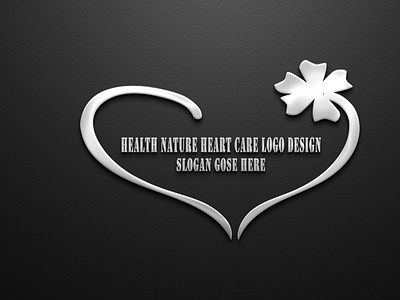 HEALTH NATURE HEART CARE LOGO DESIGN