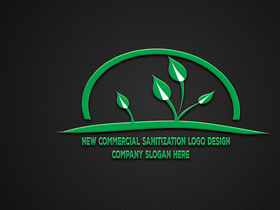 NEW COMMERCIAL SANITIZATION LOGO DESIGN