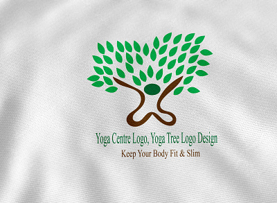 YOGA CENTRE LOGO, YOGA TREE LOGO DESIGN art brand branding design digital art drawing graphic design illustration logo logo design logos tree typography vector yoga