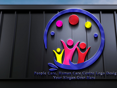 People care, human care Centre logo design art artist brand brand designer branding branding design design designer graphic design graphics illustration logo logo design logos typography vector