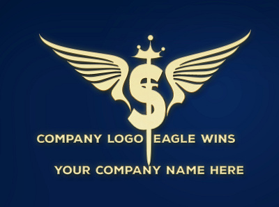 Company logo/ Eagle wings logo design art brand brand design branding character design company logo design designer digital art drawing graphic design illustration letter design logo logo design logos typography vector wings