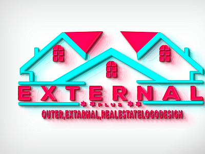 OUTER, EXTERNAL, REAL ESTATE LOGO DESIGN