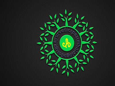 AYURVEDIC SPA SIMBOLE LOGO DEISGN