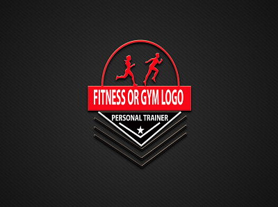 FITNESS OR GYM LOGO art brand branding branding design company logo design designer drawing fitness logo graphic design health illustration logo logo maker maker nature product design typography vector