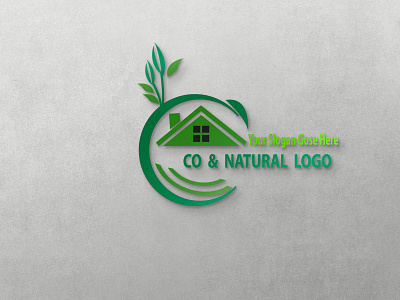 CO & NATURAL LOGO DESIGNER art brand branding company logo design designer digital art drawing graphic design illustration logo logo design logo maker minimalist house modern modern home natural design nature typography vector