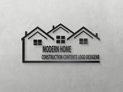 MODERN HOME/CONSTRUCTION CONTEST LOGO DESIGNER adobe portfolio architecture art brand branding co construction design designer digital design graphic design house illustration interior design logo logo maker model modern modern home vector