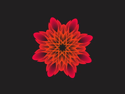 Mandala flower design 3d animation app branding design graphic design illustration logo motion graphics typography ui ux vector