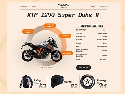 Velosiped Motor Cop design typography ui ux web web design