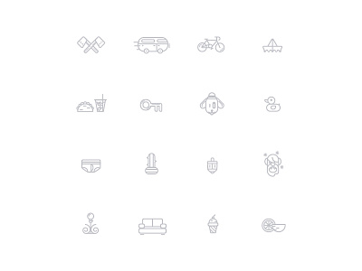 Experimental Minimal Icon Collection graphix icon icon collection icons illustration minimal radical vector visual