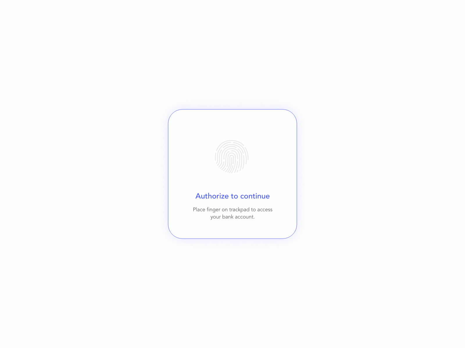 Daily UI #016 • Pop-Up / Overlay 016 aftereffects animation dailyui fingerprint overlay popup