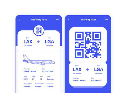 Daily UI #024 • Boarding Pass