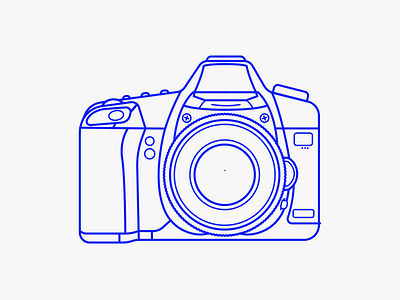 Mark ii camera illustration line markii