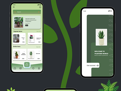 PLANT ME design prototype ui ux