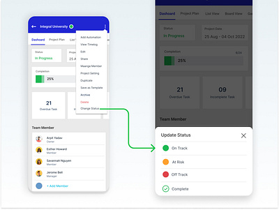 Project Management System App asana redesign jira project management system project status ui proofhub redesign task management system ui task ui task ux design trello ui ux design wrike