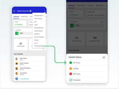 Project Management System App asana redesign jira project management system project status ui proofhub redesign task management system ui task ui task ux design trello ui ux design wrike
