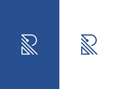 R identity logo mark r