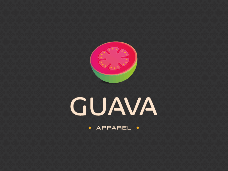 Guava Logo gear fruit cycling apparel guava branding logo identity