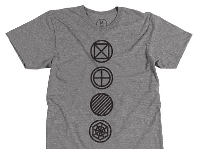 Process Tee icon iconography process shirt steps tee