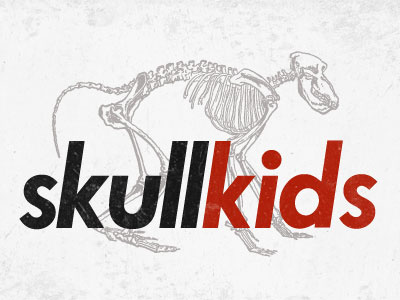 Skull Kids Monkey Variation branding dj kids logo monkey punk skeleton skull