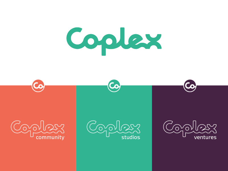 Coplex Brand Architecture accelerator architecture brand branding business community coplex identity logos startup studios ventures