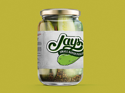 Jay's Pickles Package Design