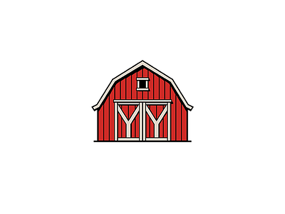 YesterYear Floors Barn Logo barn brand design farm flooring logo logomark reclaim repurpose wood