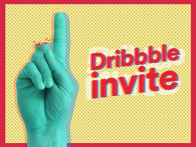 Early 2018 Dribbble invite for illustrators only. draft dribbble debut illlustrator invitation invite