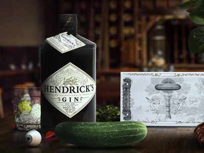 Hendrick's Gin alcohol gin hendricks photo edit tonic unusual