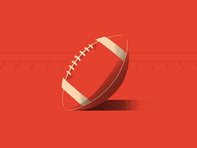 Football american football ball design football illustration kickoff sports vector