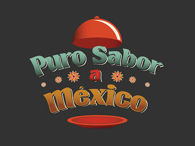 Puro Sabor a México graphicdesign illustration logo logo design logotype mexico restaurant