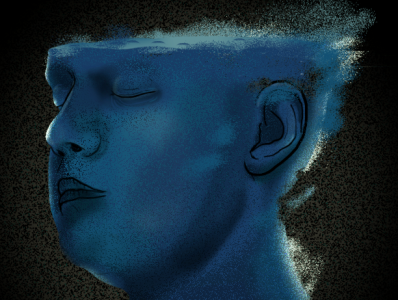 Ashes character design depression digital painting graphic design grief illustration mental health