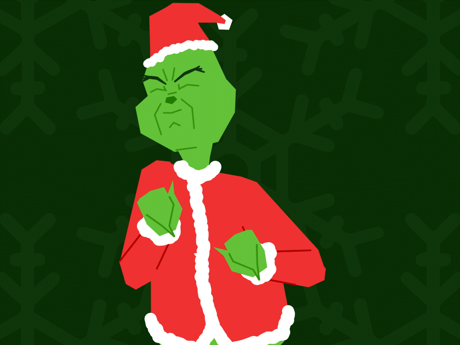 Grinch Xmas 21 animation character design christmas dance drawing grinch illustration motion graphics santa xmas