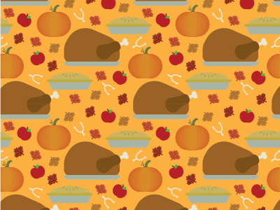 Thanksgiving Seamless Pattern