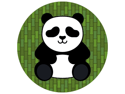 Panda animal asia bamboo china cute illustration illustrator panda panda bear