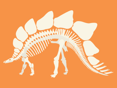 Stegosaurus dino dinosaur giant lizard prehistoric skeleton spikes spiky stegosaurus