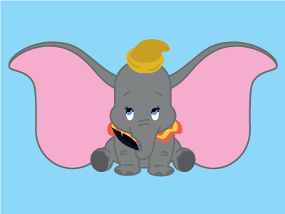 Dumbo animated cartoon classic classic disney disney dumbo elephant