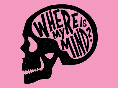 Where Is My Mind brain fight club lyrics mind mindless pink quote skeleton skull song the pixies where is my mind