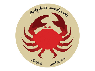 Maryland animal crab east coast maryland seafood state states united states usa