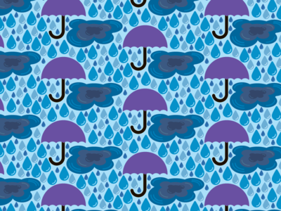 Rain Pattern fall happy fall october pattern rain rainy day seamless pattern umbrella water