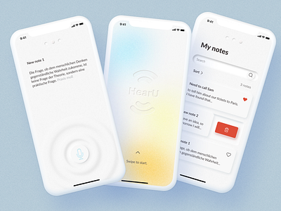 HearU Mobile App UX/UI Design