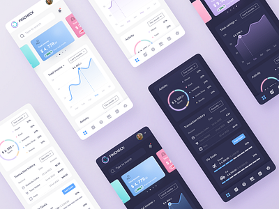 Fincheck - Cute Finance Management Dashboard | Mobile version analytics cards chart cute cute card dashboard dashboard design dashboard ui diagram finance financial financial dashboard management dashboard mangement mobile app pastel pink saas saas dashboard