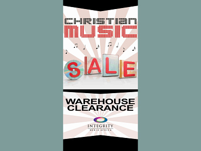 Banner // Christian Music Sale // Warehouse Clearance // advert banner catherine davis smith charmed designs christian clearance sale crossworks for sale integrity media africa music worship