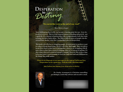 Book // Back Cover // Desperation to Destiny // back cover book book publishing catherine davis smith charmed designs desperation to destiny publishing reach publishers self help turning point