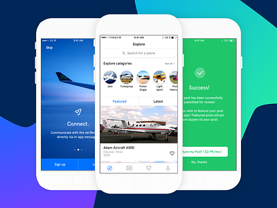 PlanesOnly - iOS Redesign app fargo ios planesonly redesign thiken
